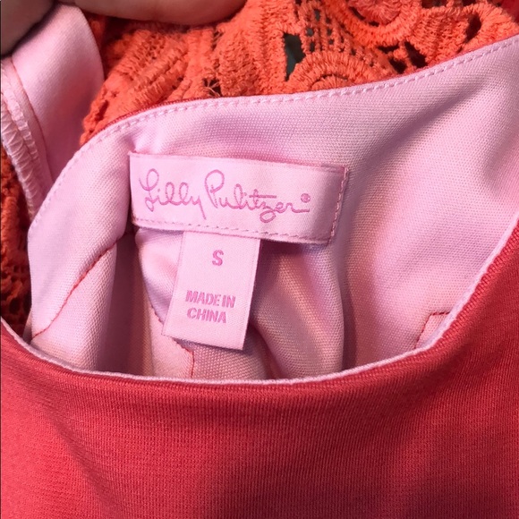 NWOT Lilly Pulitzer Dress w/ Intricate Lace Detail - Picture 5 of 6